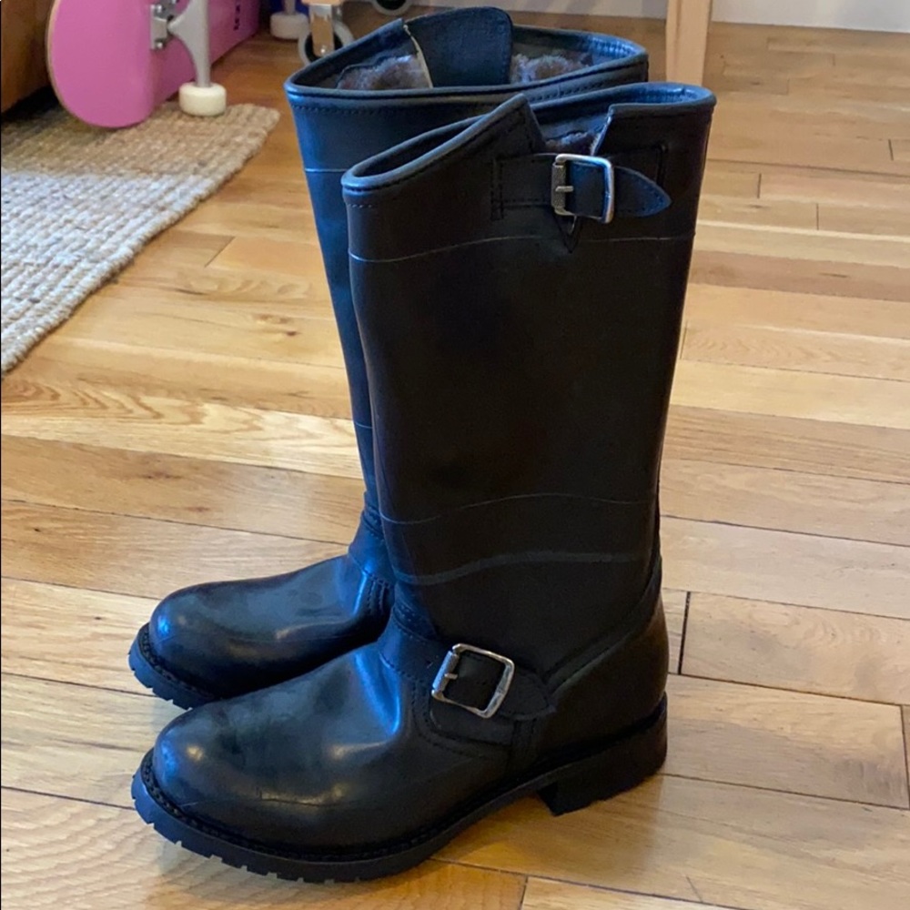 Frye Fur Lined Rubber Boots, Rain, Snow and Winter